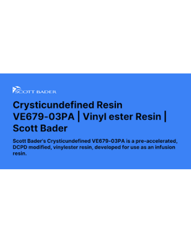 Vinilesterinė derva vakuumui VE679-03 lėto stingimo 1