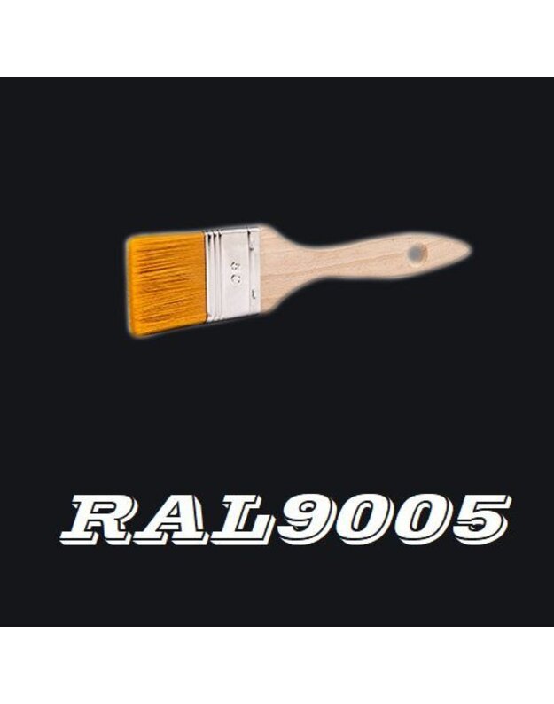 Gelkautas  juodas, RAL9005, tepamas