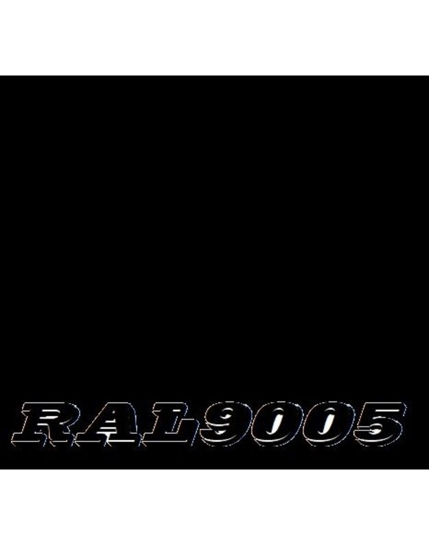 Topkautas juodas, purškimui RAL9005